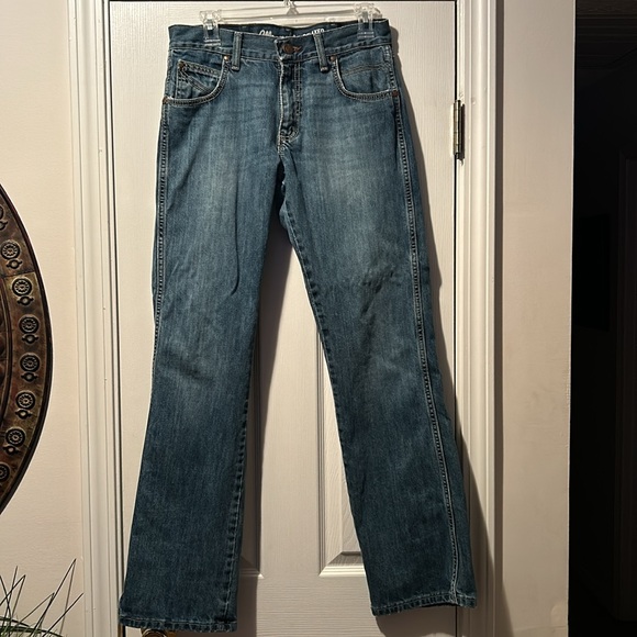 đź‘–Wrangler Retro Relaxed Boot Cut Denim Jeans Men 30x32 - Picture 6 of 16